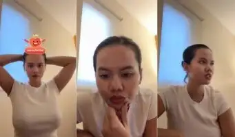 Siskaeee Tanpa Bra Ajak QnA Lewat Live Instagram
